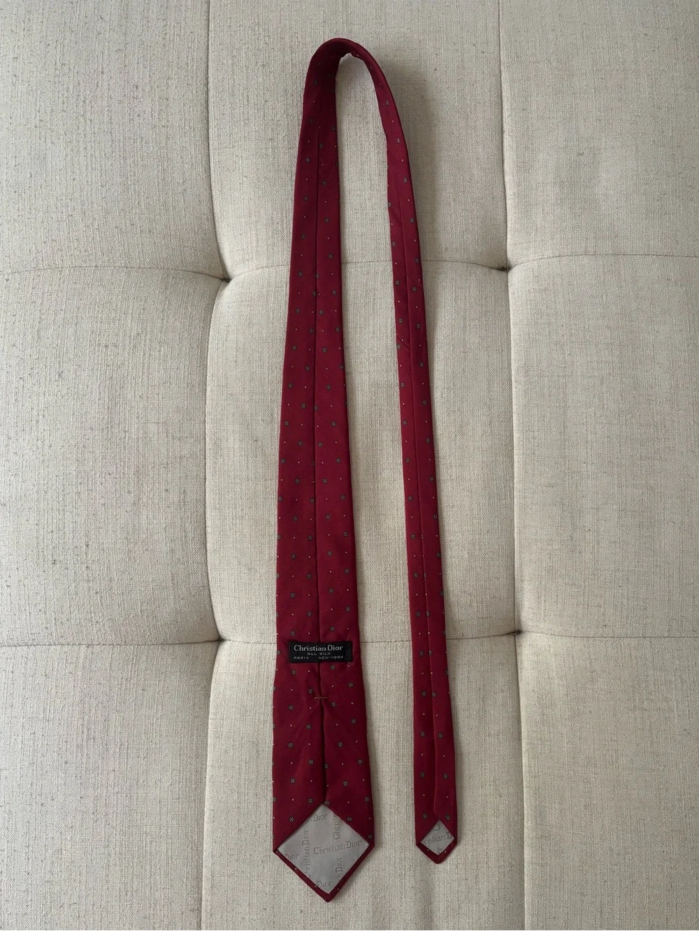 Vintage Christian Dior Silk Tie